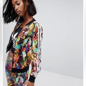 Adidas x Farm Rio Passaredo Tropical Bird Track Jacket
